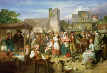 Der Jahrmarkt, ausgestellt 1871